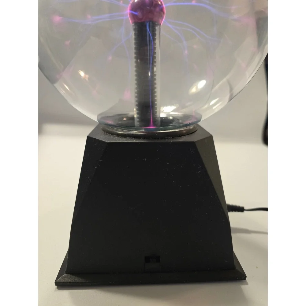 Vintage Style Plasma Ball Lamp Touch and Sound Reactive Lightning Globe Light